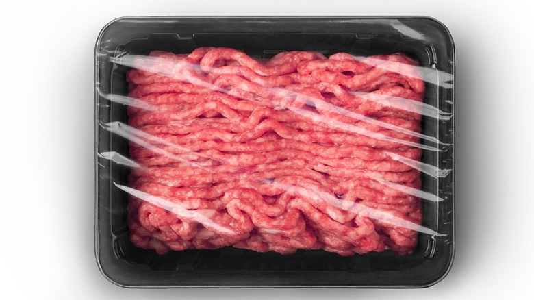 packaged ground beef