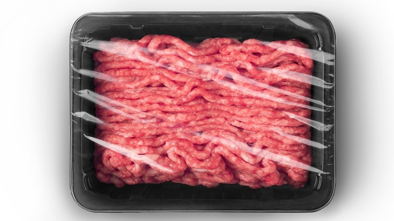 packaged ground beef