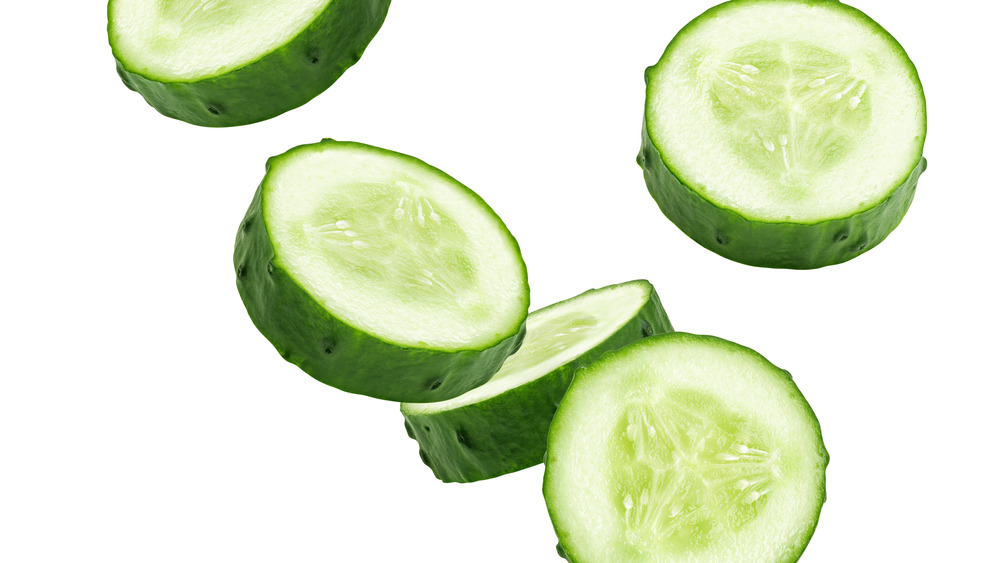 Cucumber slices