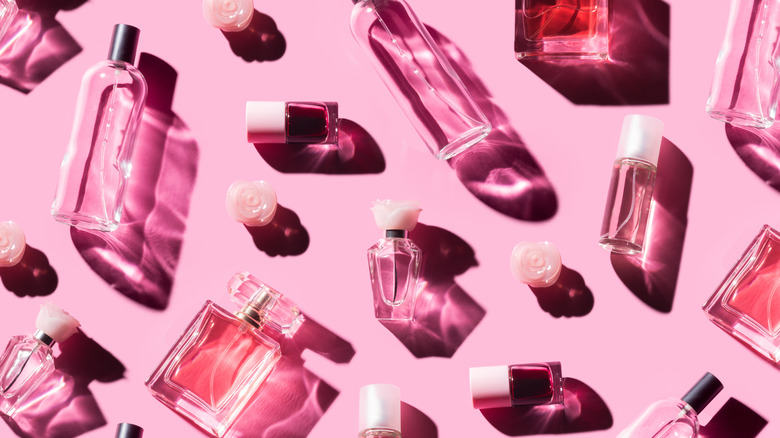 Bottles of perfume