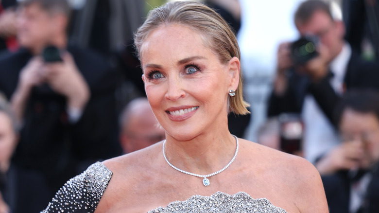Sharon Stone posing
