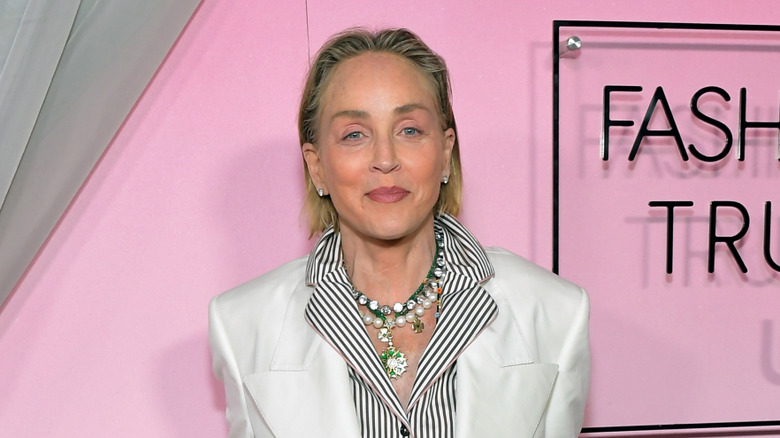 Sharon Stone posing