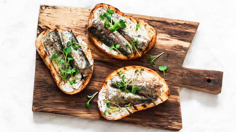 Sardines on toast