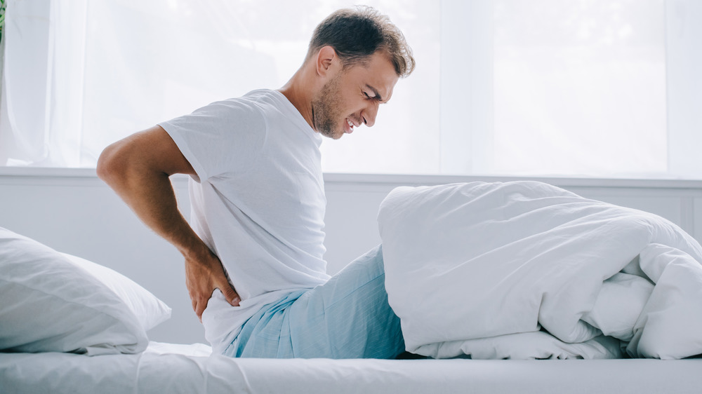 Man with back pain