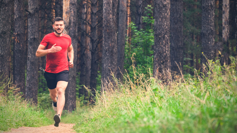 man running