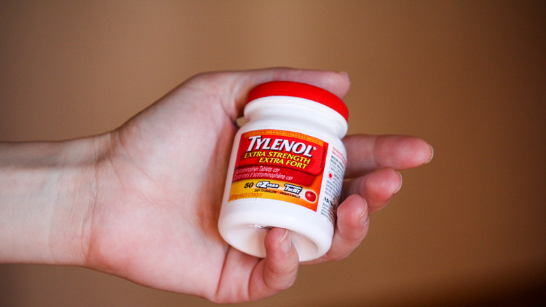 Bottle of tylenol