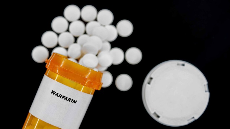 A spilled bottle of warfarin