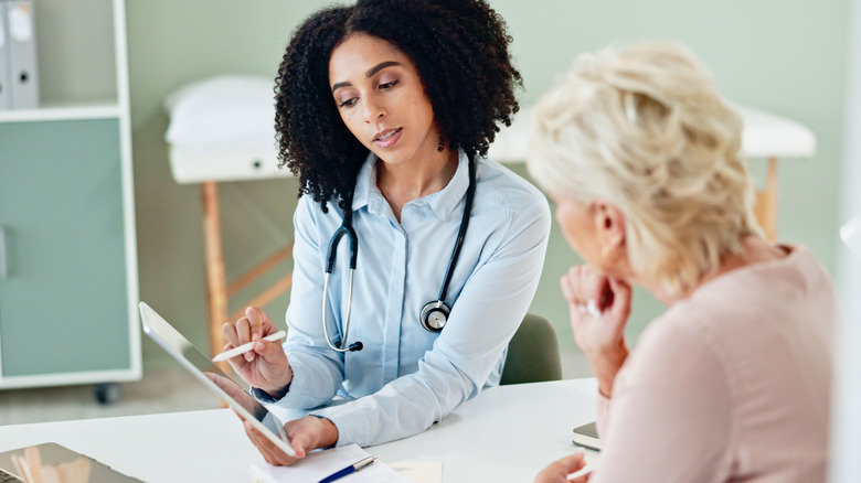doctor consulting a patient