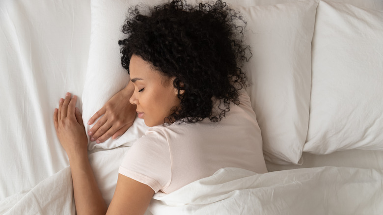woman sleeping