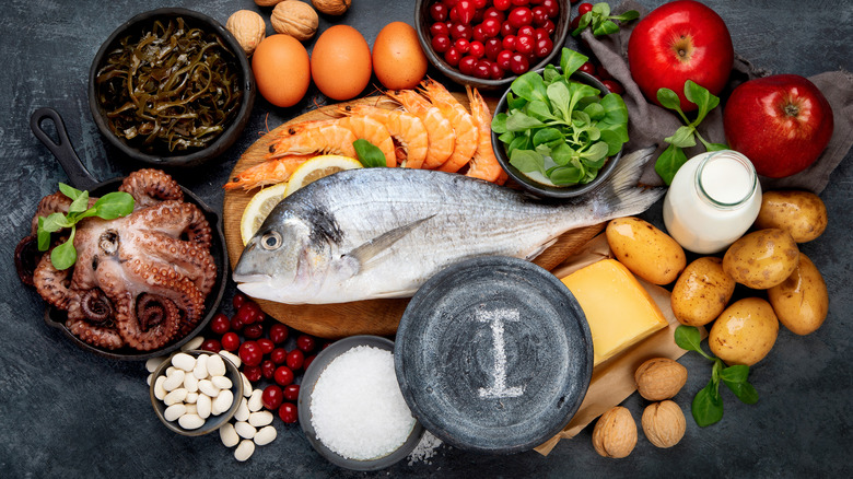 Fish, seafood, and other iodine-rich foods
